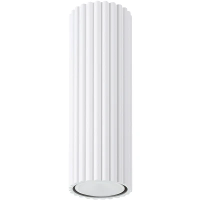 Imagen de SOLLUX lighting KARBON Modern Lámpara de techo Luminaria aluminio versátil GU10, LED máx. 10 W, IP 20 Bombilla no incluida 1x Fuente Luz 6,5x6,5x20cm, Blanco