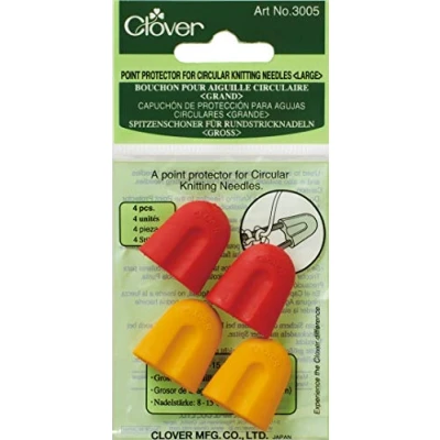 Imagen de Clover Protectores para Agujas de Punto (tamaño Grande)