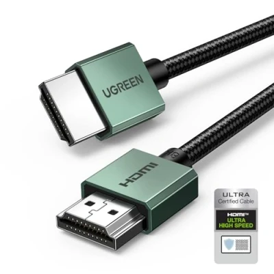 Imagen de UGREEN Cable HDMI 2.1 Certificado 8K 10K 60Hz 4K 120Hz Dynamic HDR HDCP eARC Dolby Atmos Alta Velocidad 48Gbps Aluminio Compatible con Mac mini M4 Pro Monitor HDTV PS5 PS4 Xbox PC Proyector 3M