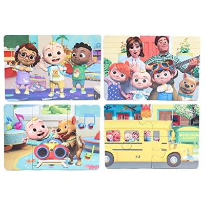 Imagen de Toyland® Cocomelon My First Puzzles 4 rompecabezas Juguetes para niños pequeños A partir de 18 meses