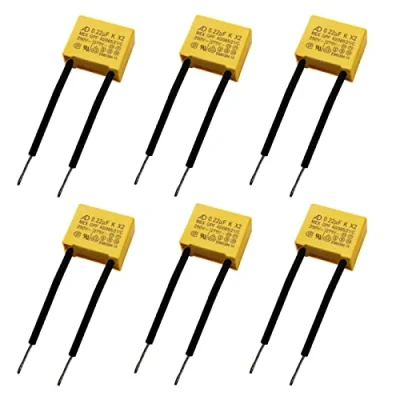 Imagen de BuxiuGK 6 Piezas condensador Polipropileno 0,22µF 275V X2 Condensadores de seguridad antiinterferente para Luces Direccionales, Lámparas LED Intermitentes y Sin Emisión