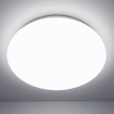Imagen de Lepro Plafon LED Techo 24W, Lampara de Blanco Frío 5000K, Plafón 1500 Lúmenes Ø30cm, Luz Ideal para Baño, Cocina, Sala Estar, Dormitorio, Pasillo, etc
