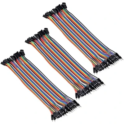 Imagen de Aihasd 120P 20cm Macho Hembra Cable Dupont 1P Pasa Corriente para Tablero de circuitos