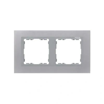 Imagen de Simon 82927 33 marco 2 elemento s 82 nature metal aluminio Ref. 6558333014