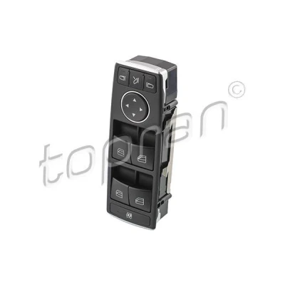 Imagen de TOPRAN 409 627 Interruptor, elevalunas lado del conductor borde cromado MERCEDES BENZ: Clase A, GLA, B norauto, oscaro, mister auto