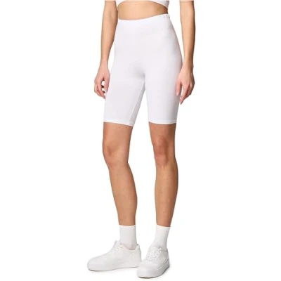 Imagen de Merry Style Mallas Cortas para Mujer Leggins por encima de la rodilla Leggings cortos Pantalones verano mujeres Deporte Shorts MS10 200 (Blanco, XXL)