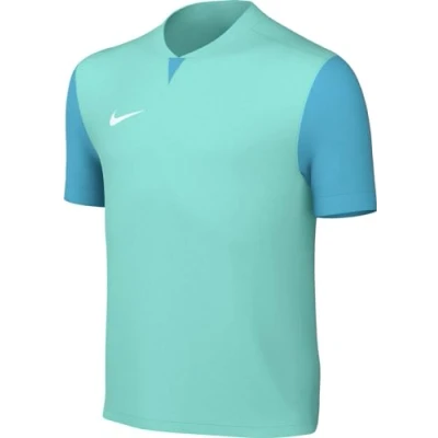 Imagen de NIKE Short Sleeve Soccer Jersey Y Nk DF Trophy V JSY SS, Hyper Turq/Chlorine Blue/White, DR0942 354, M