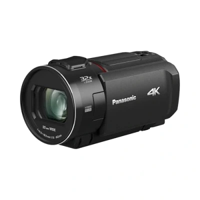 Imagen de Panasonic HC VX3E Videocámara Semi Profesional de 24x, O.I.S 5 Ejes, Objetivo F1.8 F4, 4K, Color Negro