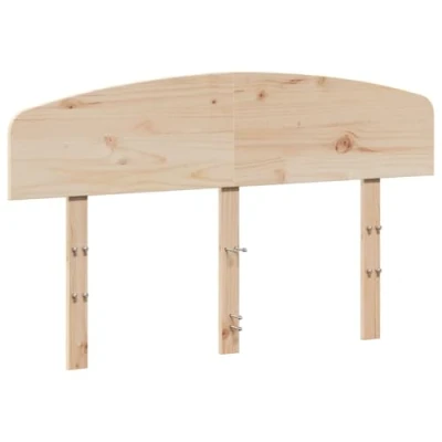 Imagen de vidaXL Cabecero, Cabecera para Estructura Marco de Cama, Cabezal Somier, Mueble Dormitorio Hogar, Madera Maciza Pino 120 cm