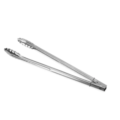 Imagen de HENDI pinzas para ensaladas, con clip de fijación, aptas el lavavajillas, servir, cocina, verduras, resistentes, 400 mm, acero inoxidable
