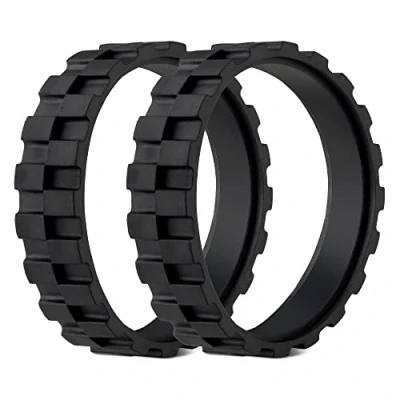 Imagen de kwmobile Ruedas de Repuesto compatibles con iRobot Roomba 2X Neumático Recambio para Rueda Robot Aspirador Serie 500/600/700/800/900/i/e/s