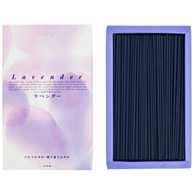 Imagen de Nippon Kodo Incienso Japonés Ka fuh Lavanda, Caja Grande de Incienso, con Poco Humo