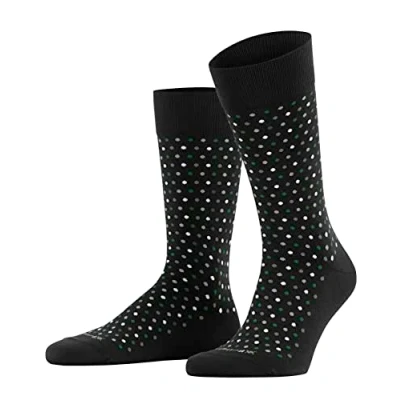 Imagen de Burlington Dot M SO algodón estampado 1 par, Calcetines Hombre, Negro (Black 3000), 40 46