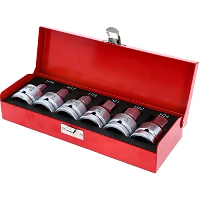 Imagen de KS TOOLS 515.0000 Piezas insertables de llave cubo ISO 1174, DIN 3121 Acero Cr Mo Hexágono interior