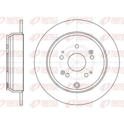 Imagen de REMSA 61174.00 Disco de freno Eje trasero 304,6, 304,6 9 5 macizo HONDA: CR V 3, 2, 4