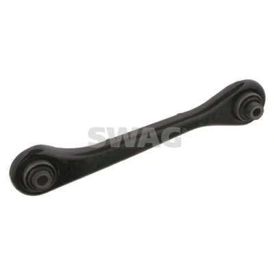 Imagen de SWAG 30 93 2957 Barra oscilante, suspensión de ruedas con apoyo Eje trasero, derecha, debajo, delante Brazo oscilante transversal Chapa acero