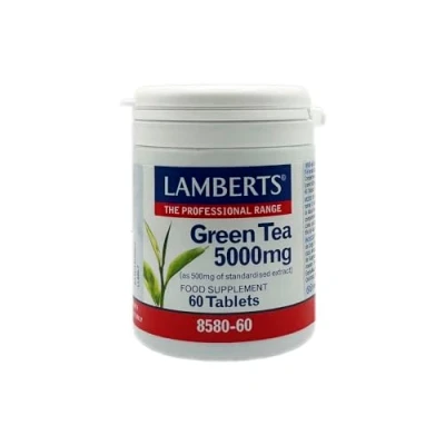 Imagen de Lamberts Té Verde 5000mg 60 Tabletas, unidad, 1