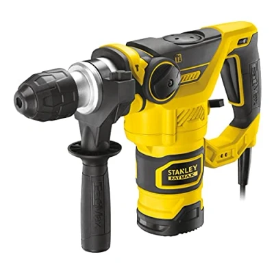 Imagen de STANLEY FATMAX Martillo percutor SDS Plus 1.250W, Impacto 3.5J, Velocidad 850rpm, 3 Funciones de Golpeo, Incluye Maletín Transporte y Accesorios Gama FATMAX, FME1250K QS