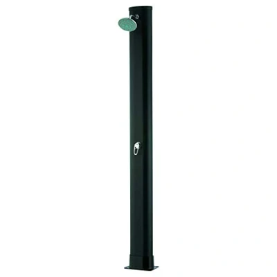 Imagen de Gre AR1030 Ducha Solar Exterior para Piscinas. Jardín en PVC Negro, con Capacidad de 30 Litros.
