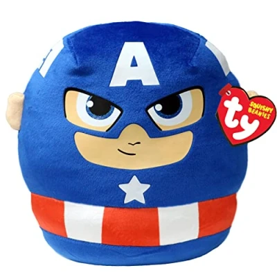Imagen de Ty Squishy Beanies Marvel Captain America 31 Cm