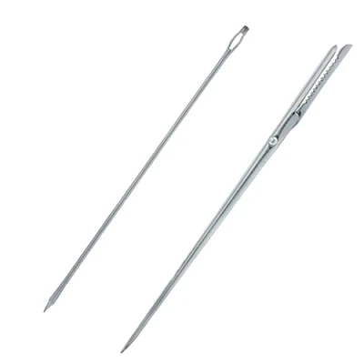 Imagen de Westmark 1 Mechador + aguja, Longitud: 18 cm/19 cm, Acero inoxidable, Plateado, 126722E6