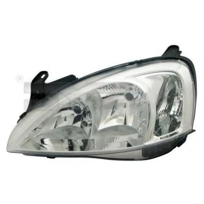 Imagen de TYC 20 6066 45 2 Faros izquierda H7/H7 para circulación por la derecha con electromotor OPEL: Corsa C Hatchback, Combo Tour