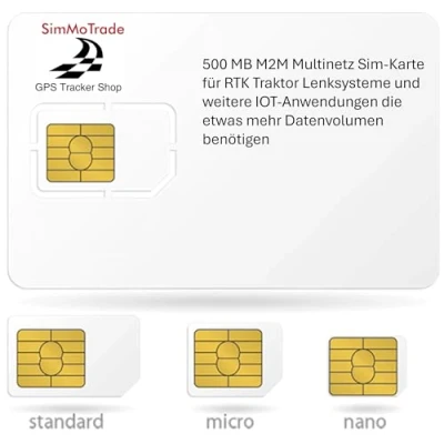 Imagen de Simmotrade® Tarjeta SIM de red múltiple M2M para sistema dirección RTK y otras aplicaciones IOT