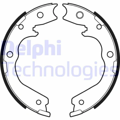 Imagen de DELPHI LS2137 Zapatas de Freno 210 32