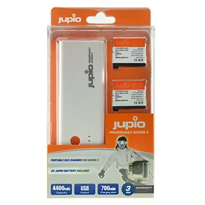 Imagen de Jupio Power Bank Para Go Pro Hero 4 + 2x Ahdbt 401