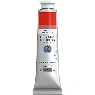 Imagen de Lefranc Bourgeois Óleo Extra Fino 40ml Tubo de pintura, Bermellón