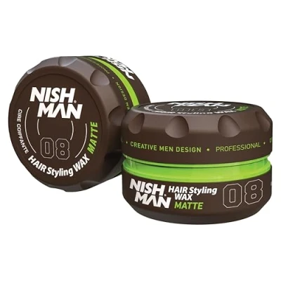 Imagen de NISHMAN 08 Hair Styling Wax Matte 150 ml XL Aroma de frutas