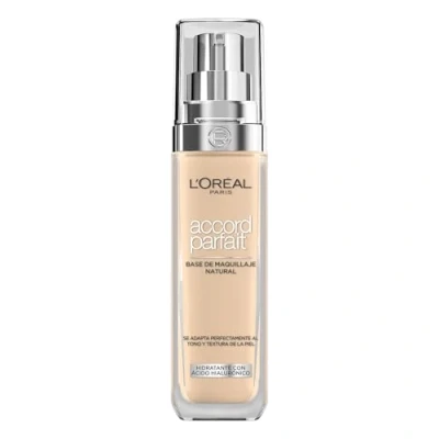 Imagen de L&#039;Oreal Paris Make up Designer Accord Parfait, Ligero, Subtono neutro 2.N, 30 ml (Paquete de 1)