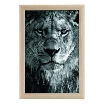 Imagen de goldbuch 92 0765 Toscana marco de fotos madera, para imagen en formato 20 x 30 cm, retrato con soporte y pared, individual MDF, natural