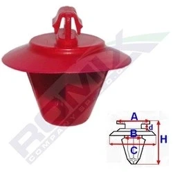 Imagen de ROMIX C60534 Grapa RENAULT: CLIO 2 Kasten