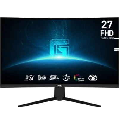 Imagen de Monitor gaming MSI G27C3F, 27 &quot;, Full HD, 1 ms GtG, 180 Hz, Rapid VA, AMD FreeSync Premium, Negro