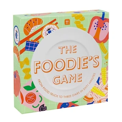 Imagen de Talking Tables The Foodies Game Juego de mesa temático alimentos para parejas, familias, amigos y amantes la comida 2 6 jugadores