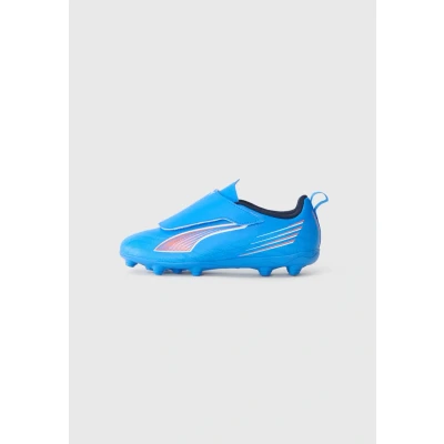 Imagen de Puma Ultra 6 PLAY FG/AG Unisex Botas de fútbol multitacos para niños, Talla: 29, blue/white/glowing red Zapatos