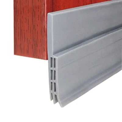 Imagen de Tira de Sellado Burlete Bajo Puerta Autoadhesiva Silicona para Aislamiento Acústico/a Prueba Viento/Anti bug Sellado, 5x100cm