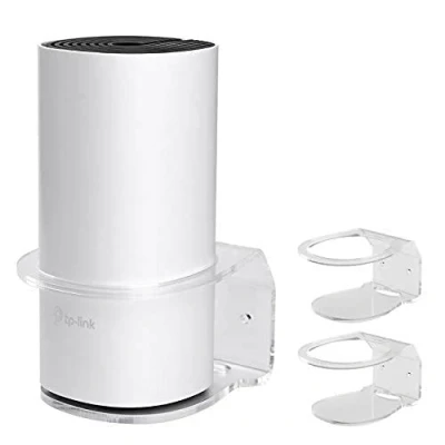 Imagen de HOLACA soporte de pared para TP Link Deco M4/ E4/ S4/ P9 sistema WiFi malla todo el hogar, montaje en resistente M4 (paquete 2)