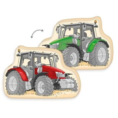 Imagen de Herding cojín de Contorno Tractor, Aprox. 36 x 24 5 cm, poliéster, con Forma, Gemelo