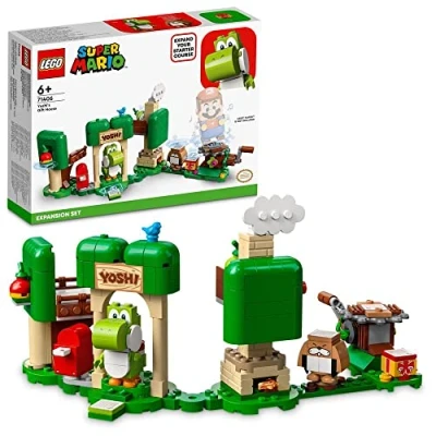 Imagen de LEGO 71406 Super Mario Set de Expansión: Casa Regalo Yoshi, Juguete Construcción para Combinar con Pack Inicial, Figura Yoshi y Monty Mole, Bros