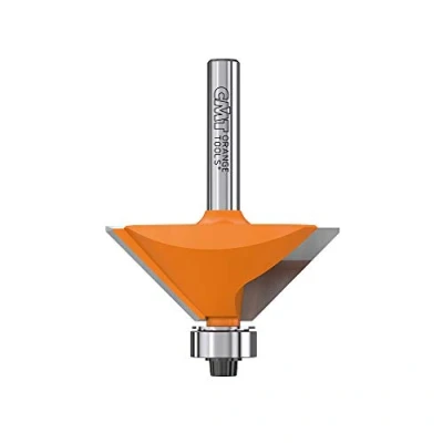 Imagen de CMT Orange Tools 936.420.11 Fresa para biselar con rodam. 45 grados hm s 8 d