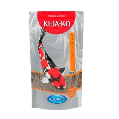 Imagen de KI JA KO Pieles flotantes Staple Koi de 3 kg/6 mm, alimentos para todo el año con vitaminas y minerales una salud óptima
