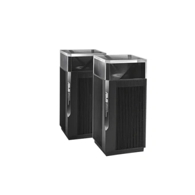 Imagen de ASUS ZenWiFi Pro XT12 (2 Pack) Sistema en malla Wi Fi 6 tribanda AX11000: funciones de seguridad, controles parentales y dos puertos Ethernet 2.5G, Negro