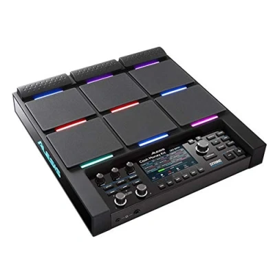 Imagen de Alesis Strike Multipad Pad de Percusión, 9 Disparadores con Retroiluminación RGB, Sampler, Looper, Tarjeta Sonido 2 Entradas/2 Salidas, Carga Samples USB y Pantalla 4,3 Pulgadas