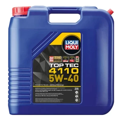 Imagen de Liqui Moly Top Tec 4110 5W 40 20L Aceite de motor 21480 BMW: 3 Berlina, 5 Coupé, VOLKSWAGEN: Golf 4, 5, 7
