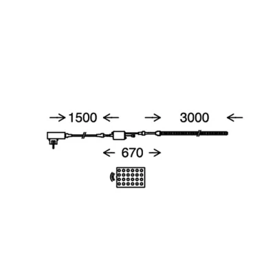 Imagen de Briloner Para exteriores tira LED RGB Ora con control remoto