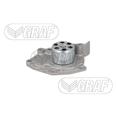 Imagen de GRAF PA1095 Bomba de agua con junta, cojinete radial mecánico Termoplástico 52 para accionamiento correa trapecial RENAULT: MEGANE 3, SCENIC 3