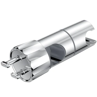 Imagen de YEAUPE PRO Soporte Ducha, Ajustable Alcachofa Ducha de Mano 19 28 mm, Cromado Universal para Sujeción 360 Rotar Bracket con 2 Ganchos