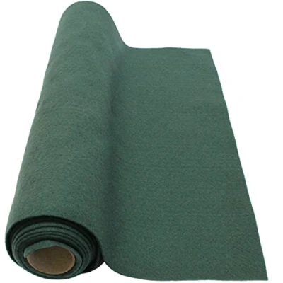 Imagen de Bright Ideas Rollo de fieltro, color verde. Tamaño la hoja: 45 cm x 2,5 m, lana suave y gruesa 1,4 mm fieltro sintético suministrado en el rollo. Ideal para costura, patchwork manualidades